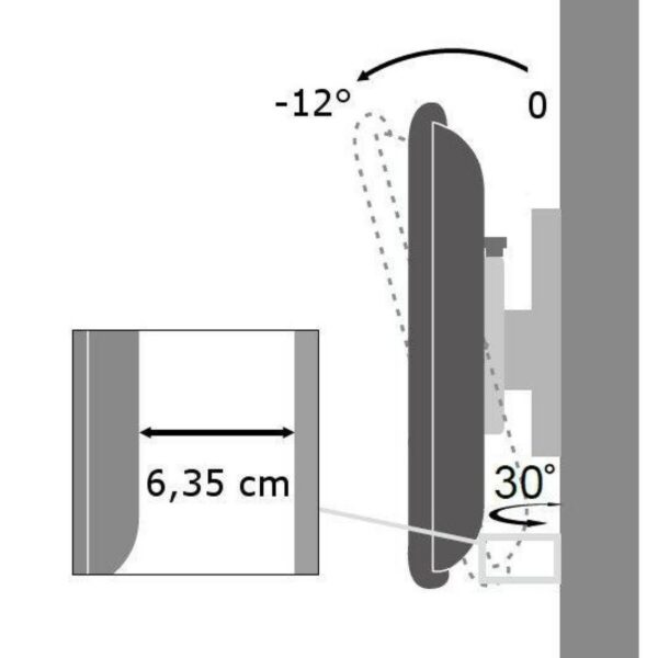 Uchwyt na TV Techly ICA-LCD 2900B 19" 37" 25 kg - obrazek 7
