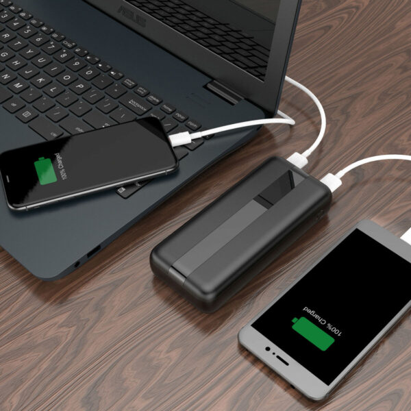Powerbank Contact Czarny 20000 mAh - obrazek 6
