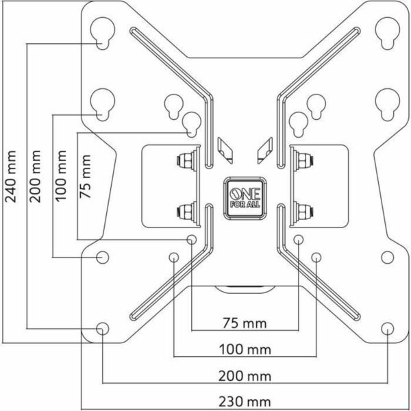 Uchwyt na TV One For All WM2241 13"-32" 20 kg - obrazek 3