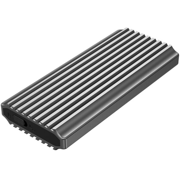 Obudowa zewnętrzna GEMBIRD EE2280-U3C-03 Czarny USB USB-C - obrazek 4