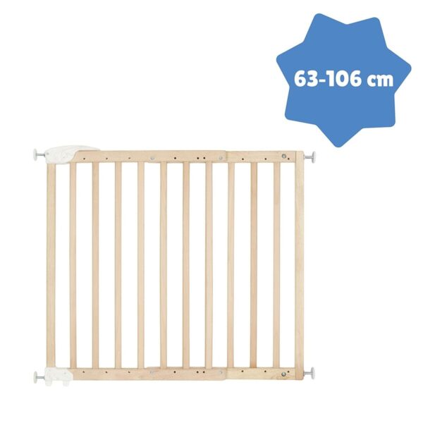 Bariera bezpieczeństwa Badabulle 106 cm 63,5 cm - obrazek 3