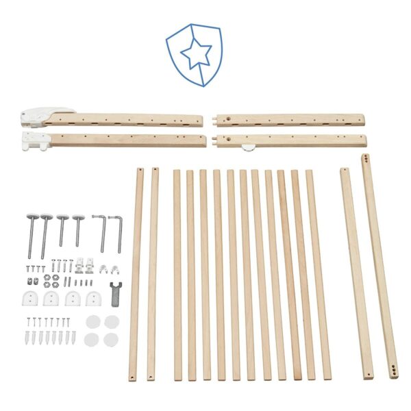 Bariera bezpieczeństwa Badabulle 106 cm 63,5 cm - obrazek 6