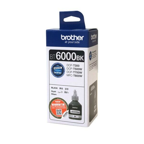 Oryginalny Wkład Atramentowy Brother BT6000BK Czarny