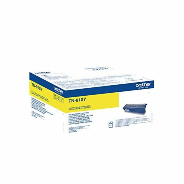 Toner Oryginalny Brother TN-910Y Żółty Czarny - obrazek 3