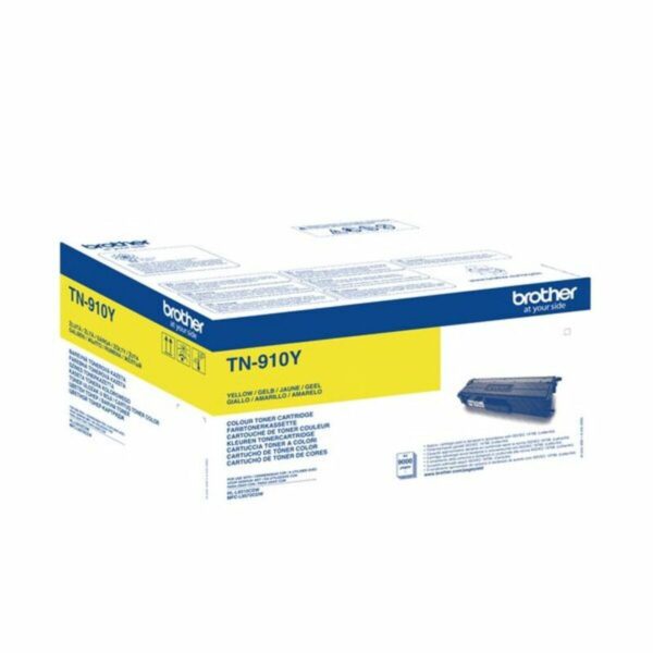 Toner Oryginalny Brother TN-910Y Żółty Czarny - obrazek 5