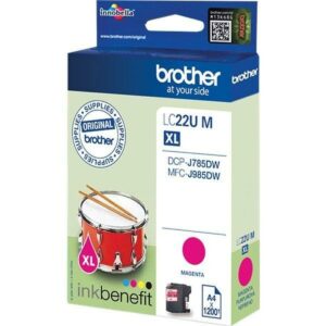 Oryginalny Wkład Atramentowy Brother LC-22UY Magenta