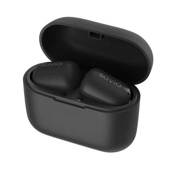 Słuchawki douszne Bluetooth Savio TWS-09 Czarny - obrazek 5