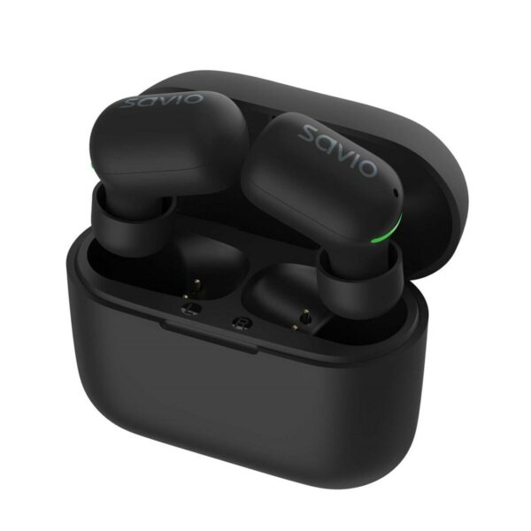 Słuchawki douszne Bluetooth Savio TWS-09 Czarny - obrazek 7