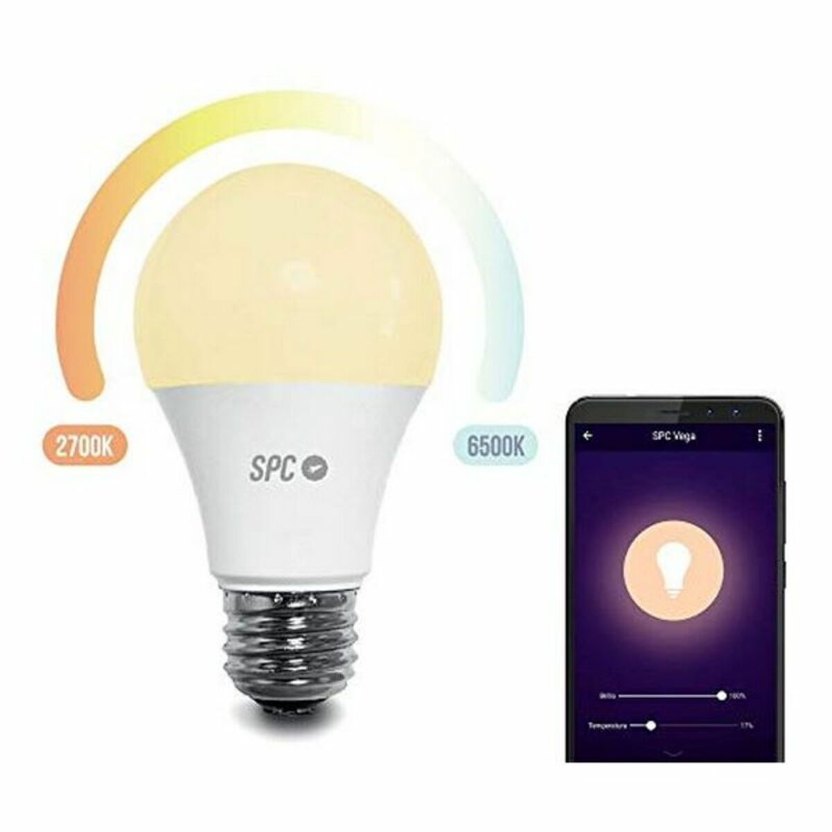 Inteligentna Żarówka SPC 6104B LED 4 5W A+ E27 - obrazek 2