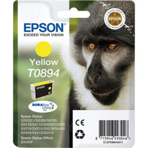 Oryginalny Wkład Atramentowy S20/21/SX105 Epson C13T08944011 Żółty