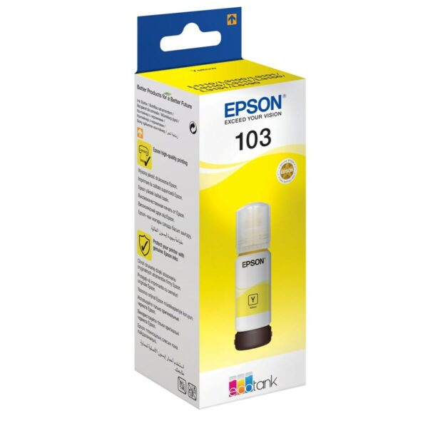 Oryginalny Wkład Atramentowy Epson 103 Żółty - obrazek 2