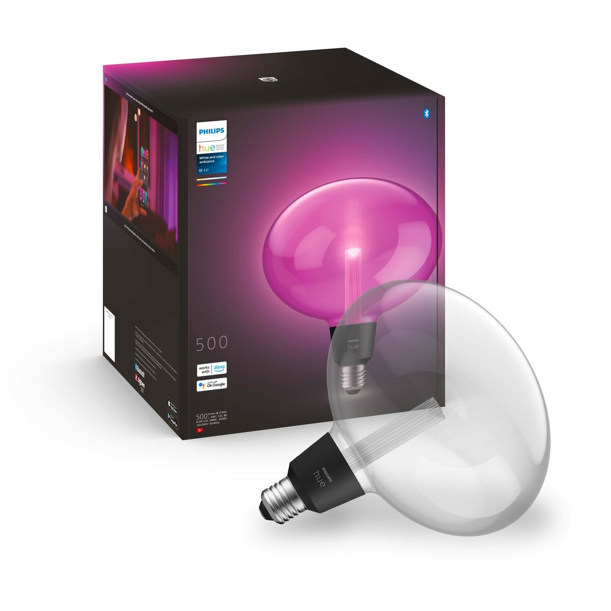 Inteligentna Żarówka Philips Bluetooth E27 LED 6500 K 500 lm - obrazek 3