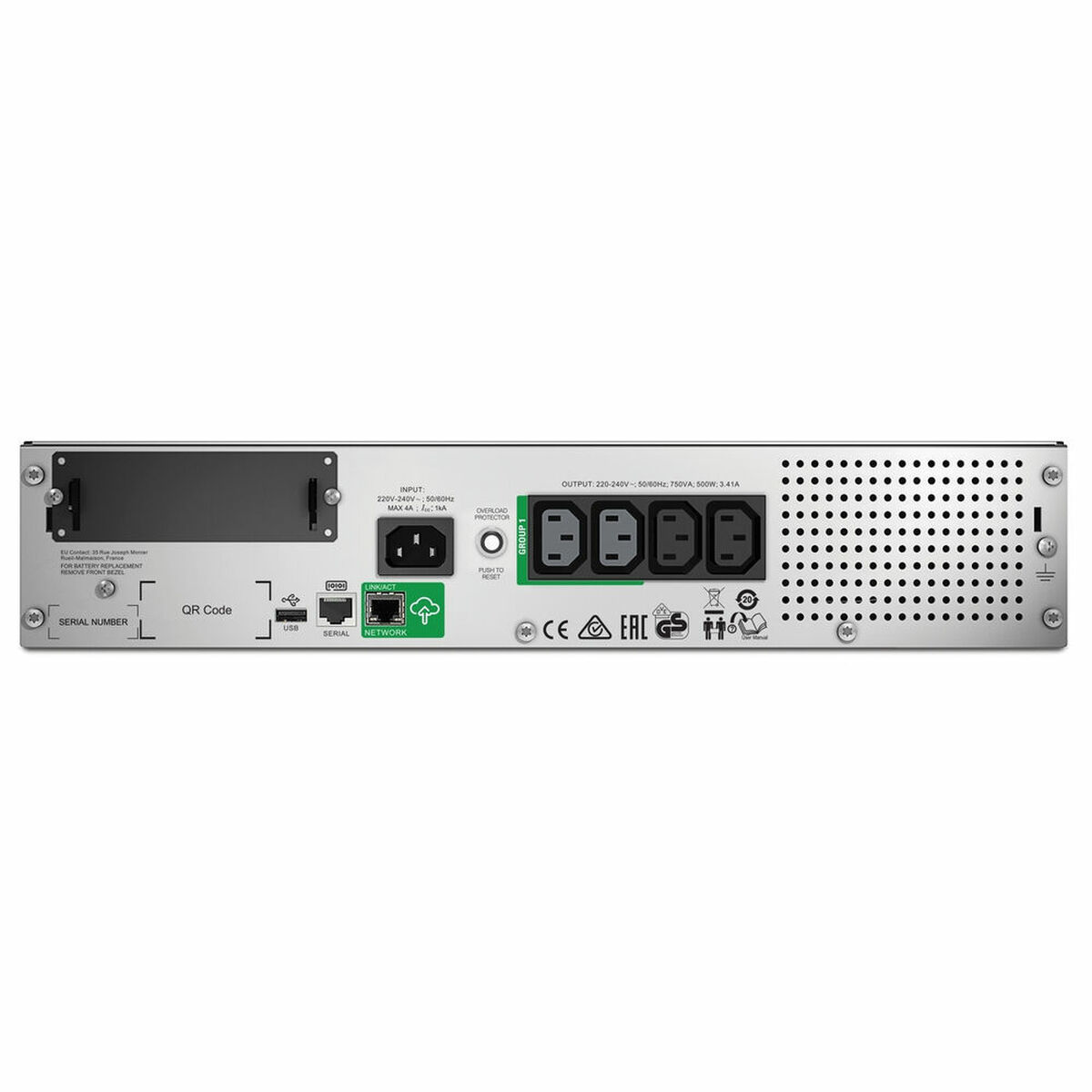 Zasilacz awaryjny UPS Interaktywny APC SMT750RMI2UC 500 W - obrazek 2
