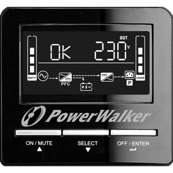 Zasilacz awaryjny UPS Interaktywny Power Walker VI 1100 CW FR 770 W - obrazek 4