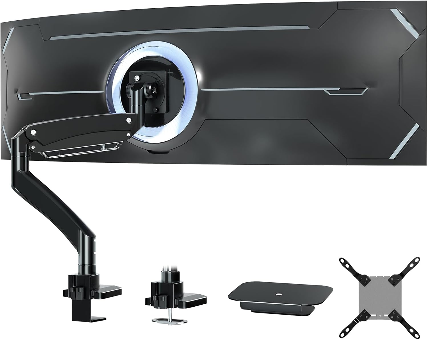 Używane Ramię do monitora PUTORSEN FPT80B-C012X, 22-57", VESA, czarne