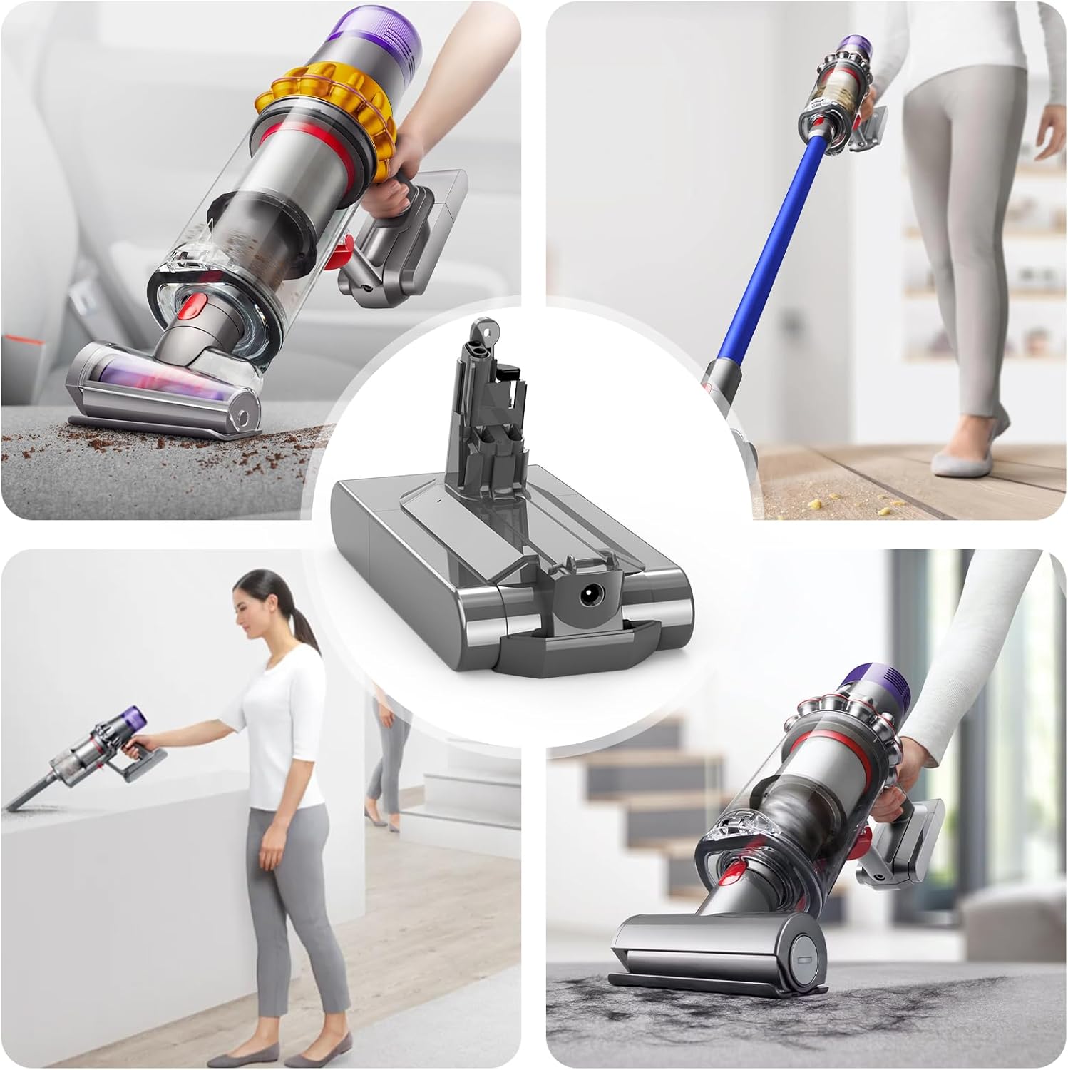 UŻYWANY Akumulator 3900 mAh do Dyson V11 25,2 V zapasowa bateria ASUNCEL - obrazek 4