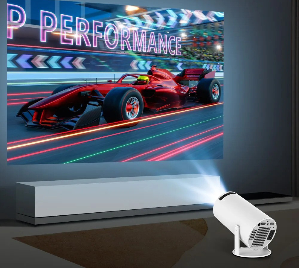 RESTEQ Projektor kina domowego HD Android 11 z WiFi 6 i Bluetooth 5.0 - obrazek 2