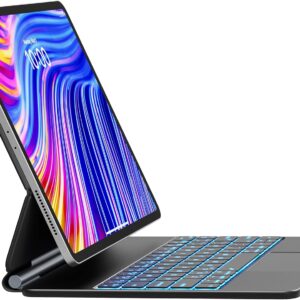 Używany Etui z klawiaturą Earto do iPad Pro 12.9 (M2, 2024) 7 RGB magnetyczne QWERTY