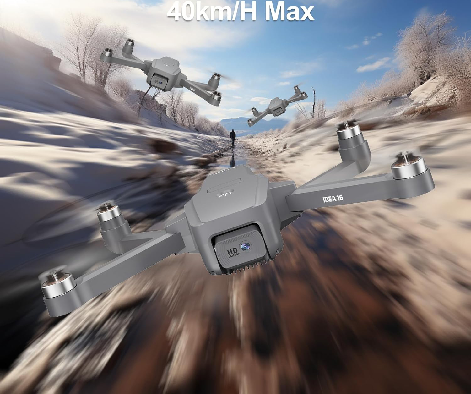 Dron 4K IDEA16/IDEA16P z silnikiem bezszczotkowym, WiFi 5GHz, Używany - obrazek 6