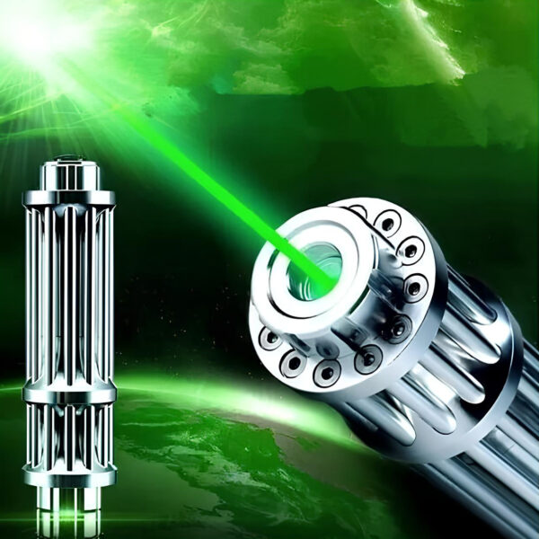 Wskaźnik laserowy mocny zielony zasięg 2 km laser do prezentacji astronomii lub zastosowań technicznych - obrazek 6
