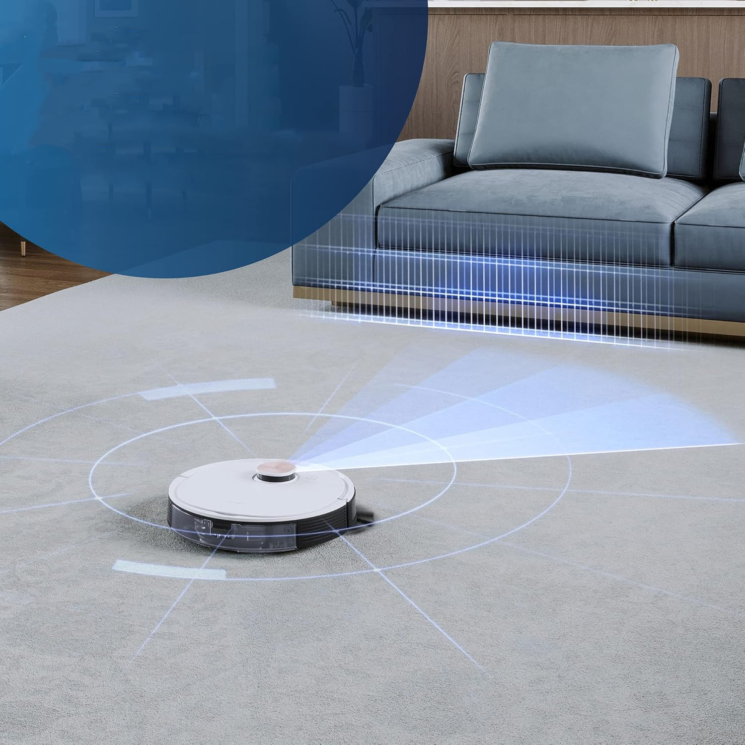 USZKODZONY Odkurzacz ECOVACS Deebot T8 Pure, 5200 mAh, technologia OZMO - obrazek 5