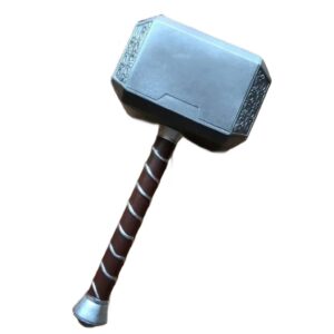 Młot Thora 1:1 Gumowy młot Mjolnir młot superbohatera do cosplayu, dekoracji lub zabawy