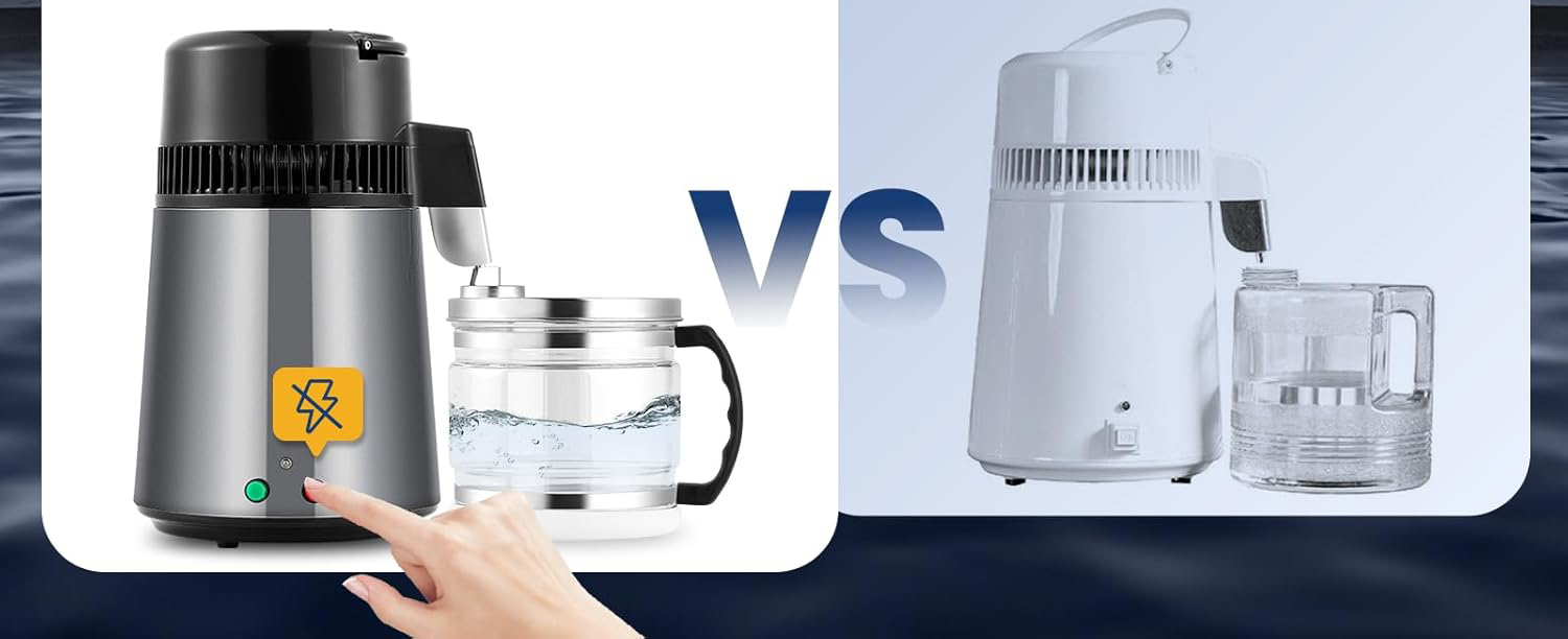 UŻYWANA Destylator wody Hanchen, stal nierdzewna 304, 750 W, 4 l, ciemnoszara - obrazek 4