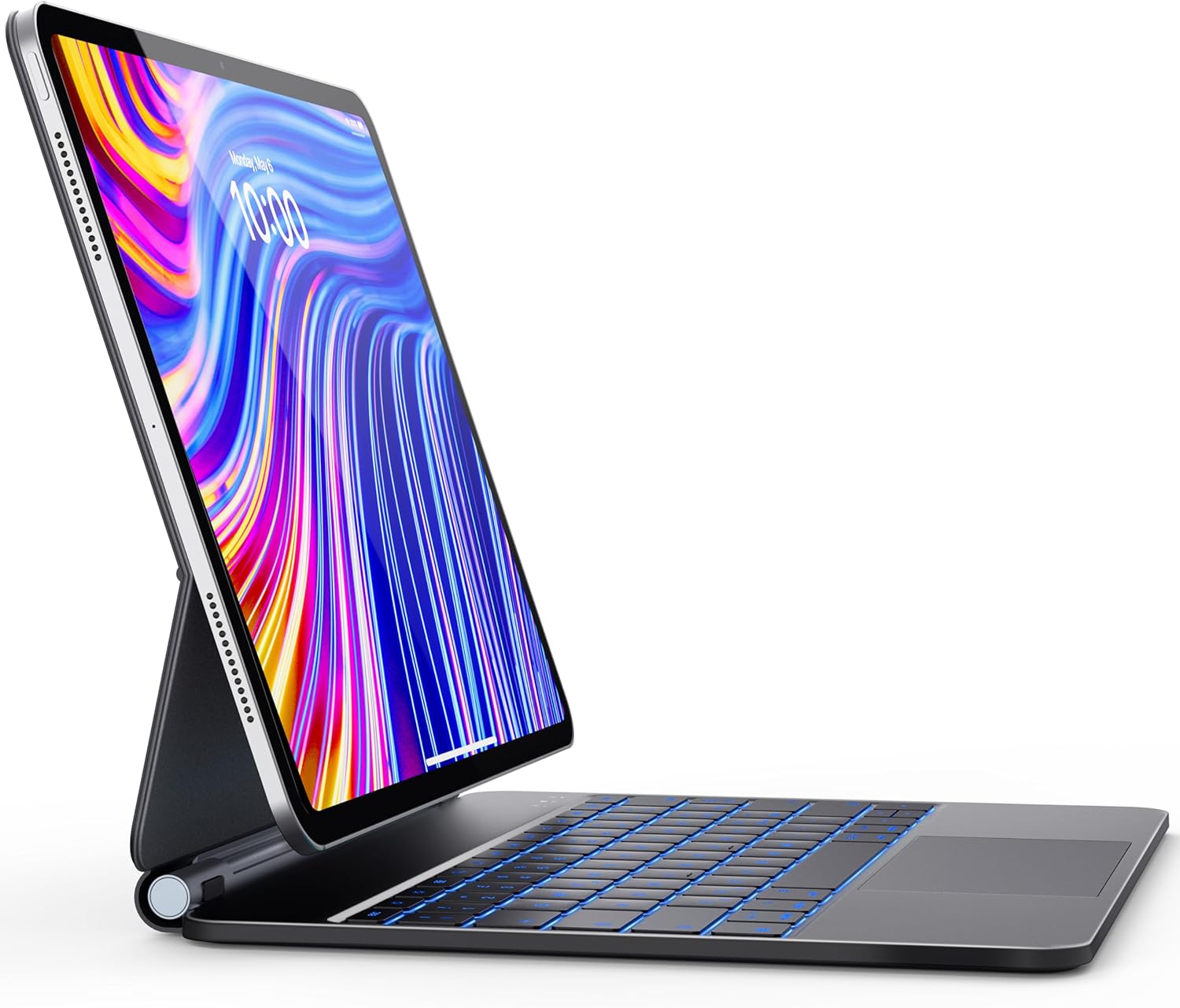 Klawiatura Earto iPad Air 12.9 IT (M2, 2024), 800 mAh, Type-C, podświetlana, czarna