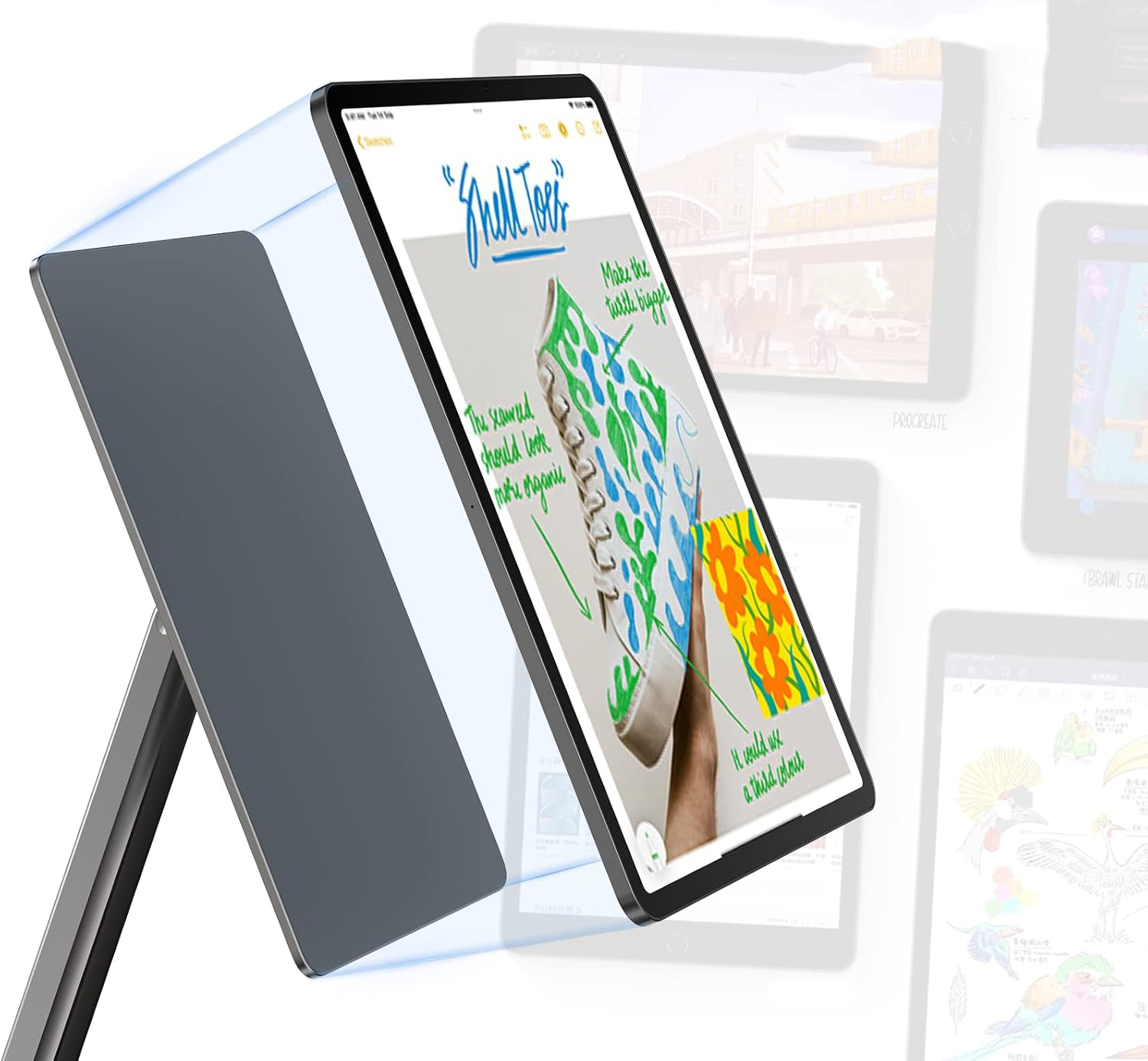 Magnetyczna podstawka KU XIU do iPad Pro 12.9, Powystawowy - obrazek 6