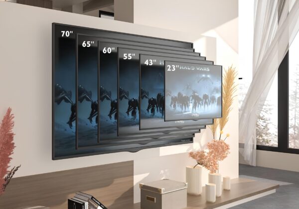 BONTEC Uchwyt Ścienny do Telewizora 23-70'' LED LCD OLED uchwyt regulowany na ścianę z obrotem i nachyleniem - obrazek 2