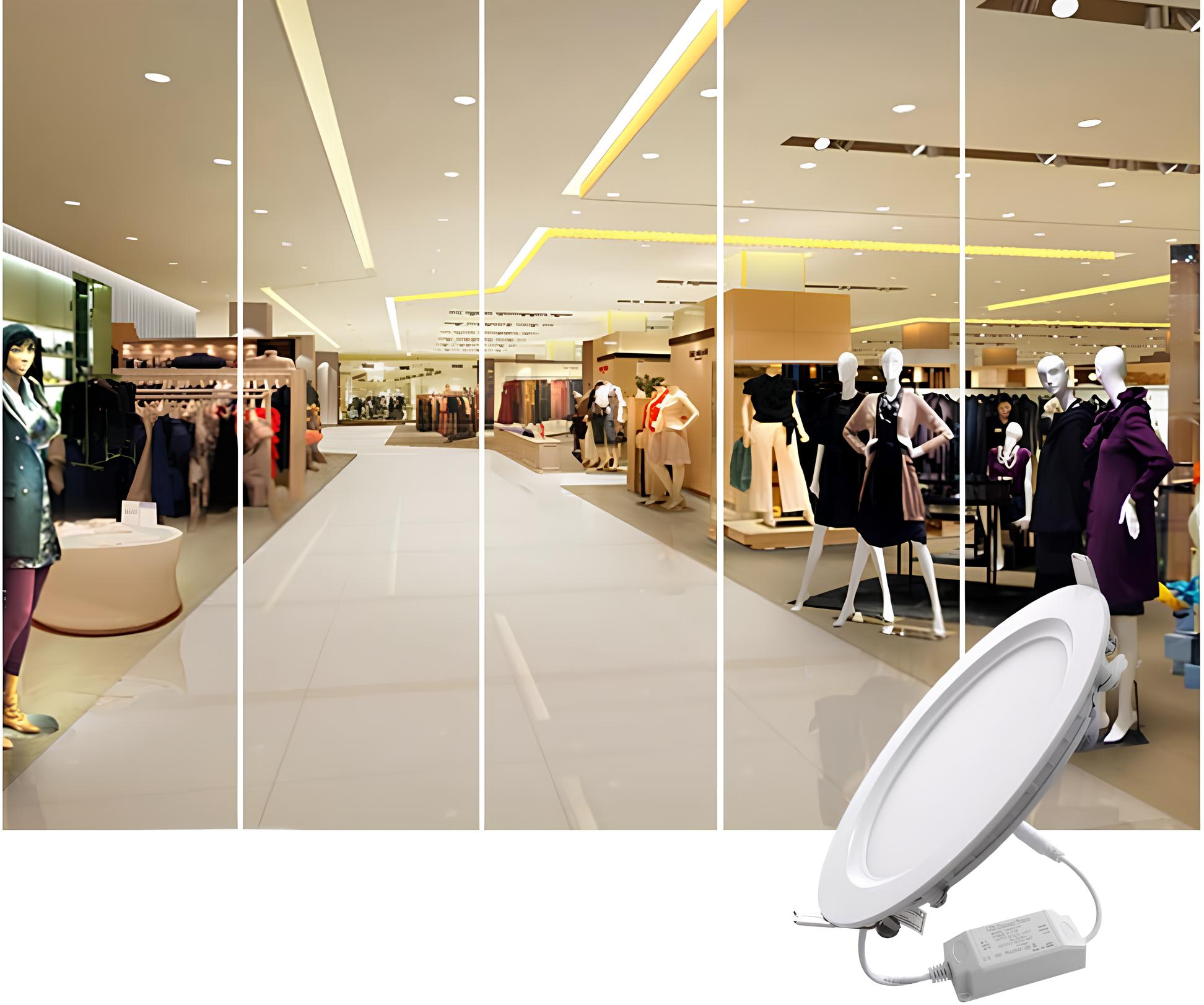 Lampa panelowa LED 8-12W, 240 V, 4 szt., opalkowanie zastępcze - obrazek 6