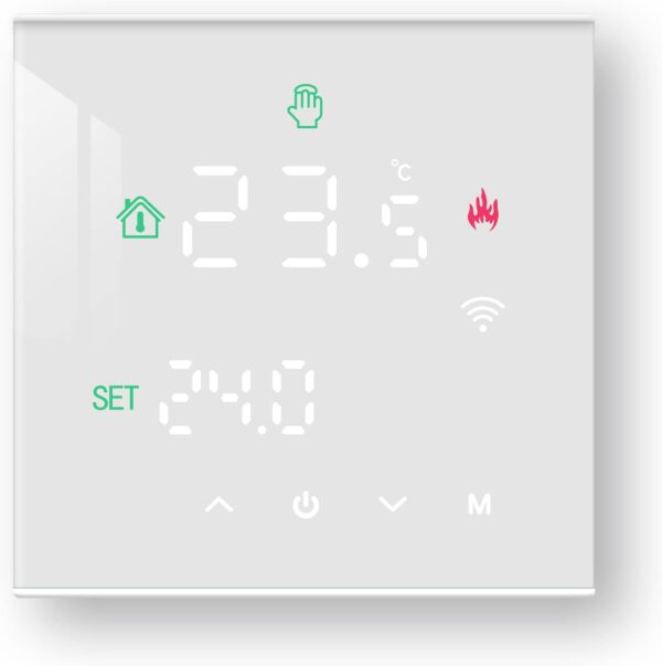 Beok Termostat Smart, WiFi ogrzewanie podłogowe, termostat do podgrzewania wody