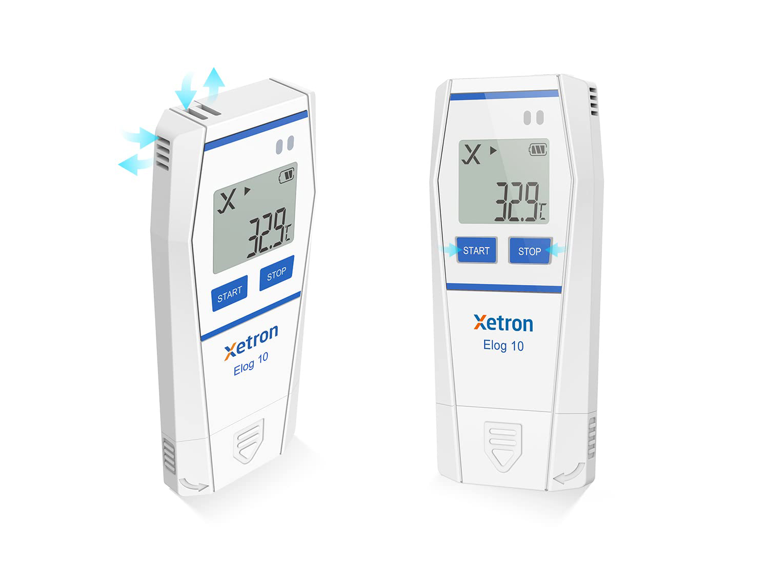 Rejestrator temperatury Xetron Elog10, -30°C do 70°C, 4 szt. - obrazek 2