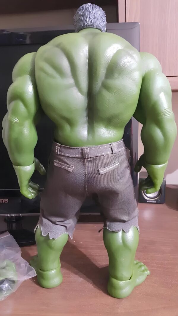 Duża figurka Hulk z uniwersum Avengers 42 cm realistyczna kolekcjonerska zabawka z ruchomymi elementami - obrazek 9