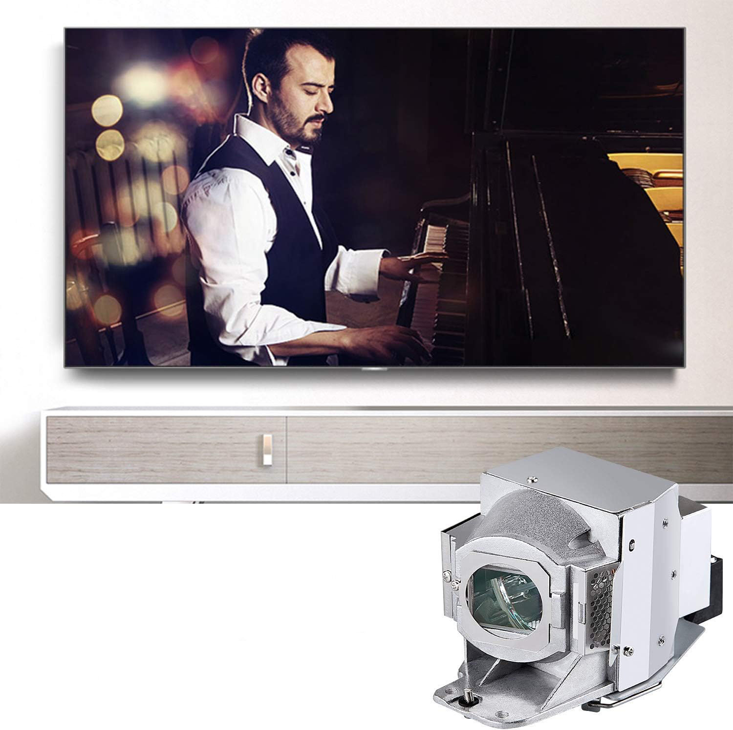 Lampa projektorowa YOSUN 00X 02X, 230W, 75V, do Benq 5J.J7L05.001 - obrazek 3