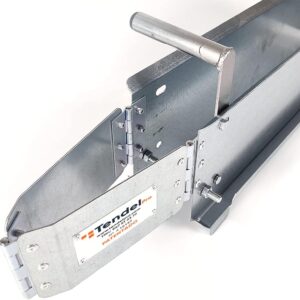 UŻYWANY F12 Mortar Slide TENDELXII srebrny prostokątny uchwyt mocujący aluminiowy