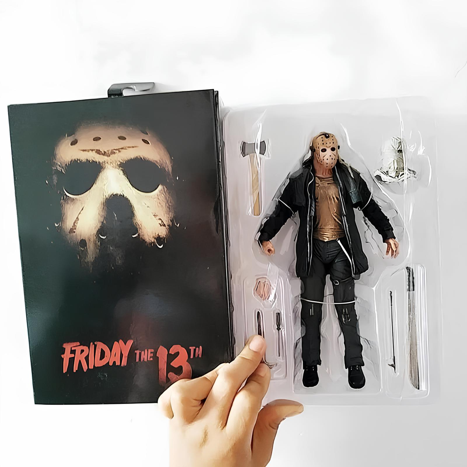 Figurka Jason Voorhees Piątek 13-go 18 cm kolekcjonerska figurka kultowego bohatera horrorów - obrazek 3