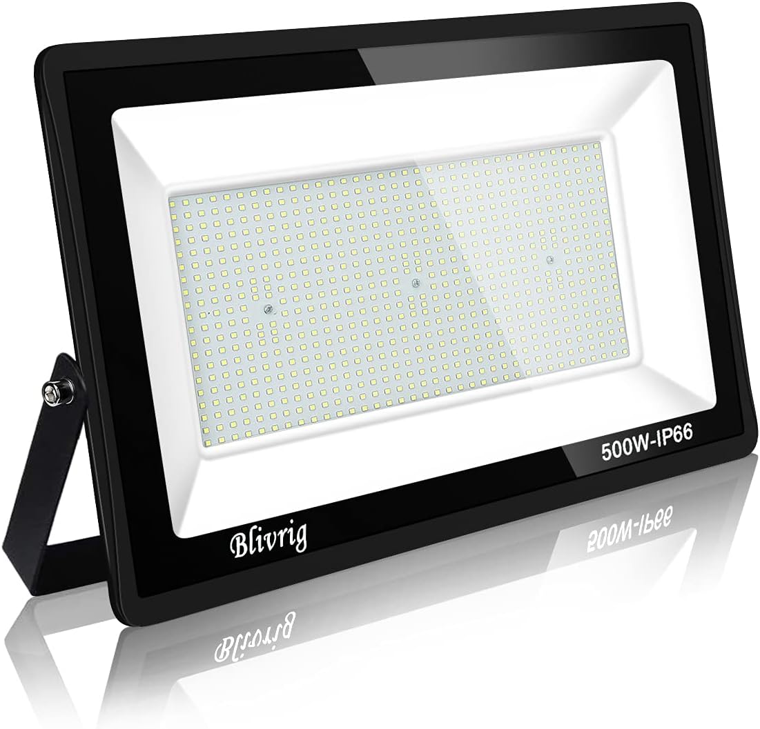 Reflektor LED Jefedana 500W 50000LM IP66 zimna biel do ogrodu i parkingu