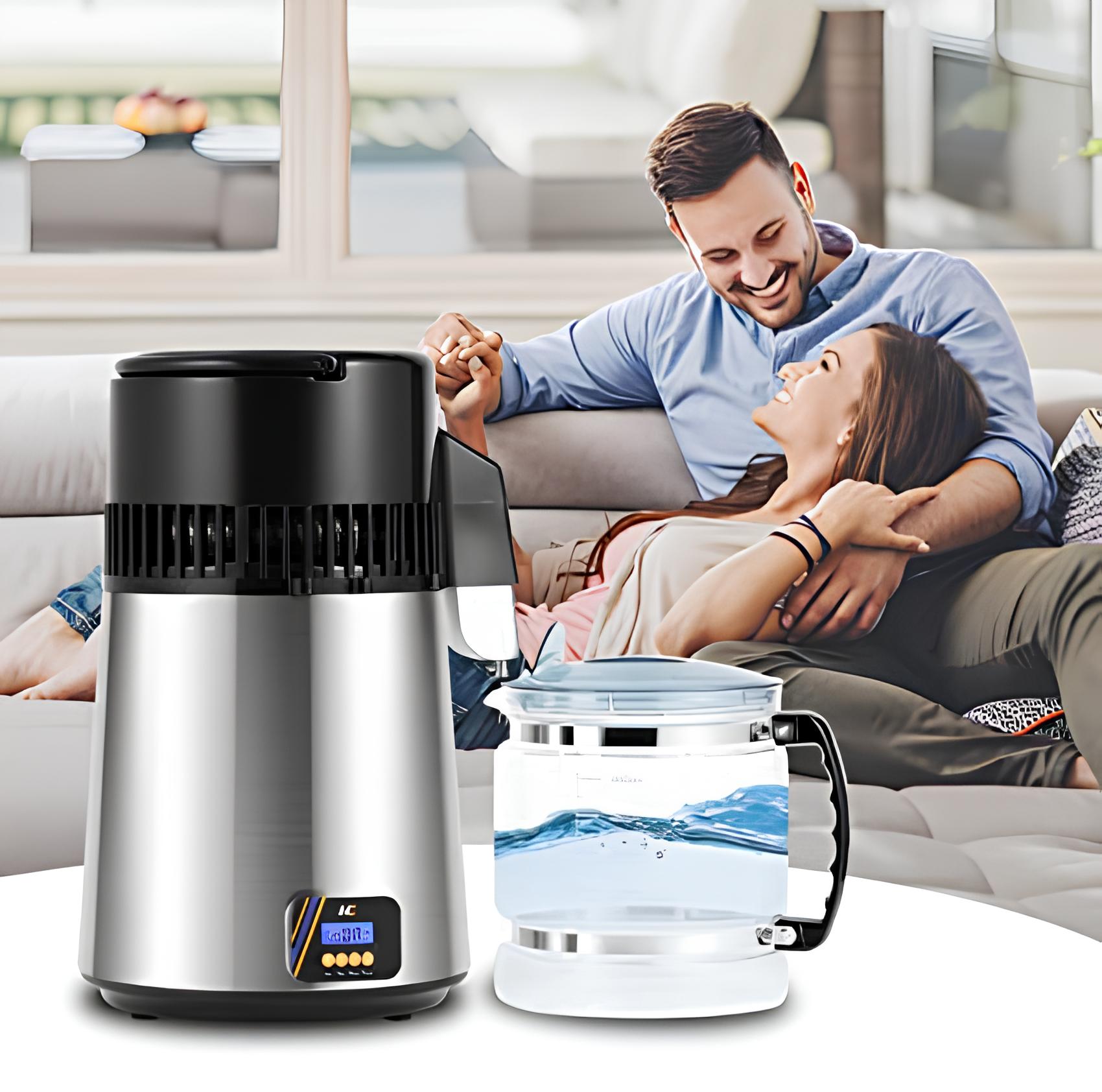 UŻYWANY Destylator wody Hanchen 1 L/h 750 W stal nierdzewna dzbanek szklany - obrazek 5
