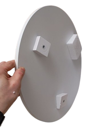 Używany Stolik boczny okrągły 42 cm, wysokość 51 cm skandynawski APICIZON - obrazek 7