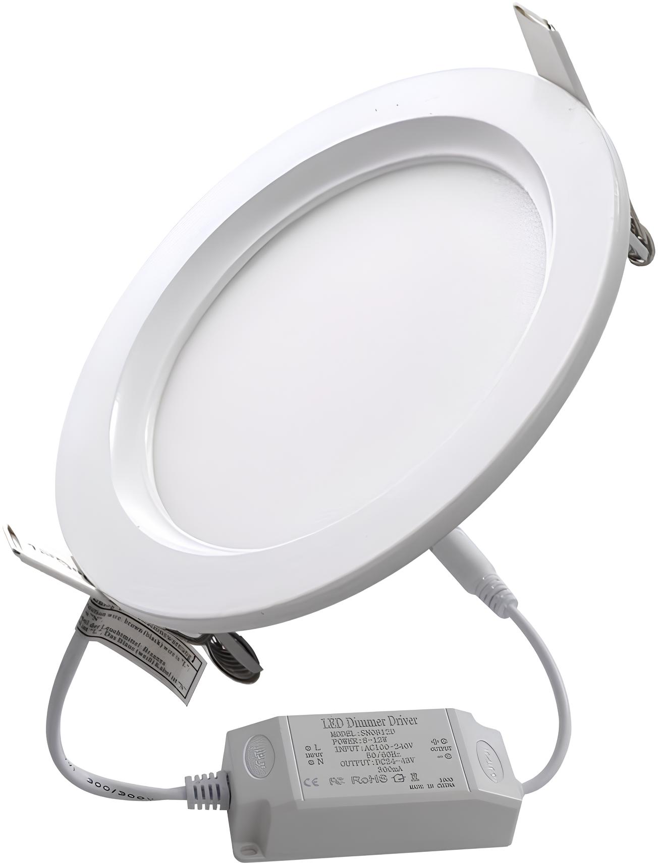 Lampa panelowa LED 8-12W, 240 V, 4 szt., opalkowanie zastępcze