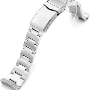 Używany Pasek do zegarka MiLTAT do Seiko SSC813P1 20 mm srebrny L