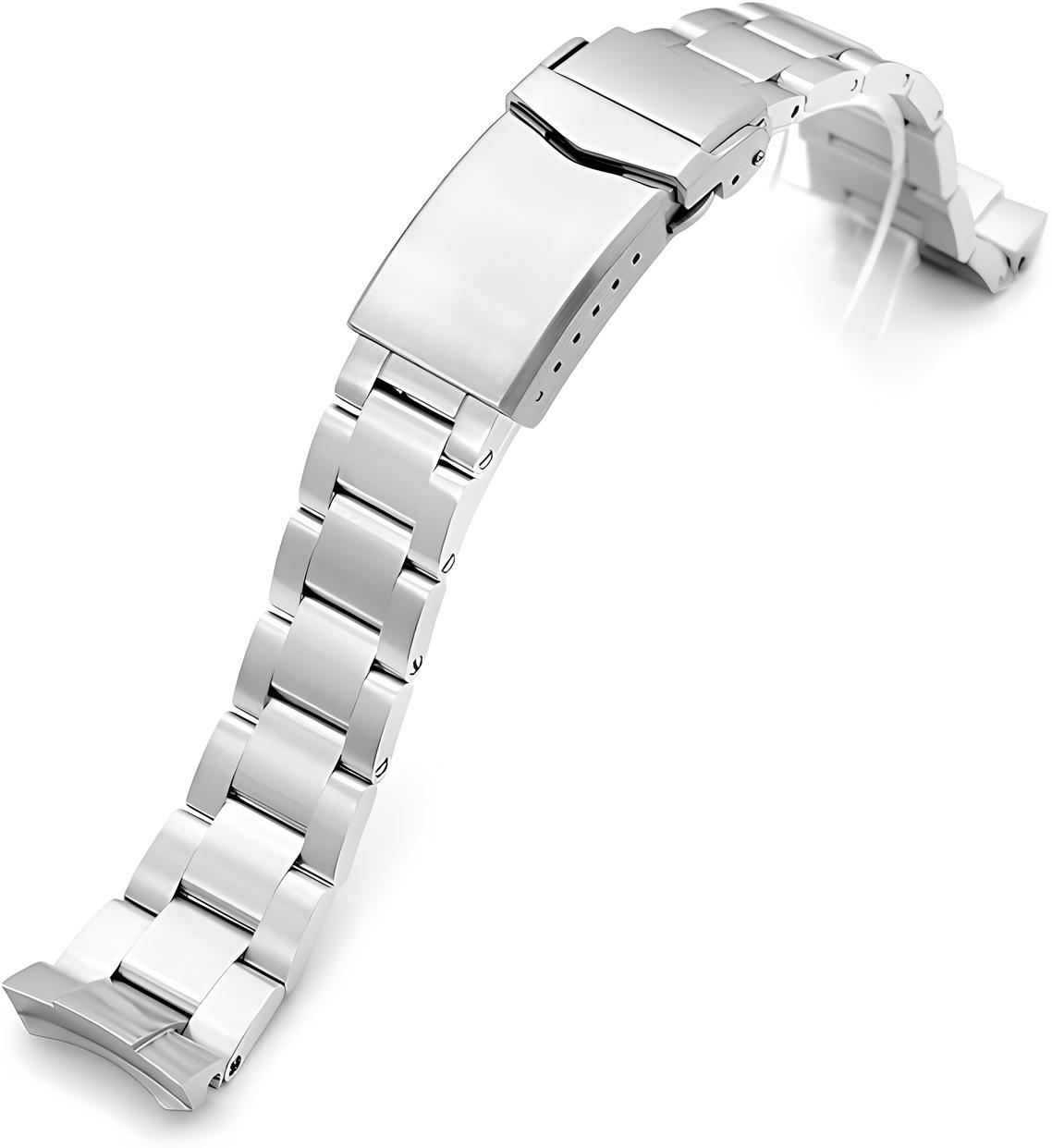 Używany Pasek do zegarka MiLTAT do Seiko SSC813P1 20 mm srebrny L