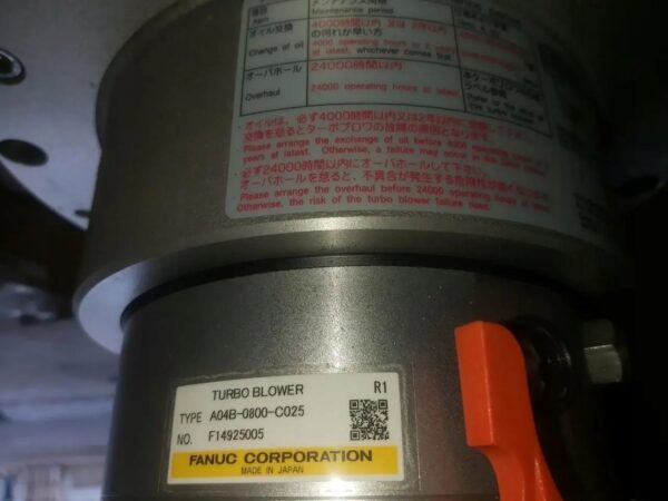 Turbosprężarka Fanuc Turbo Dmuchawa A04B-0800-C025 sprężarką odśrodkową dla lazera - obrazek 3