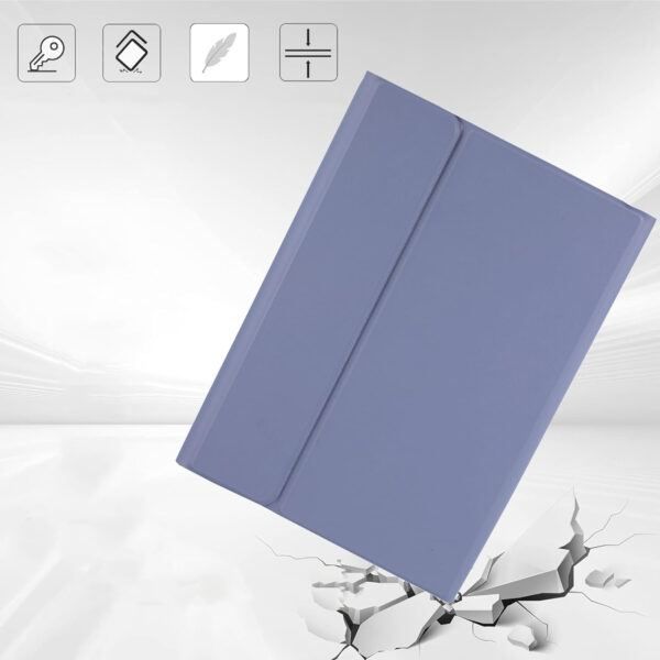 Etui z klawiaturą Jeloyutek dla Xiaomi Pad 6 11 cali, fioletowe - obrazek 3
