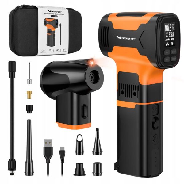 Bezprzewodowa pompka do opon samochodowych 160PSI 3 w 1 z baterią 7500 mAh