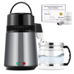 UŻYWANA Destylator wody Hanchen, stal nierdzewna 304, 750 W, 4 l, ciemnoszara