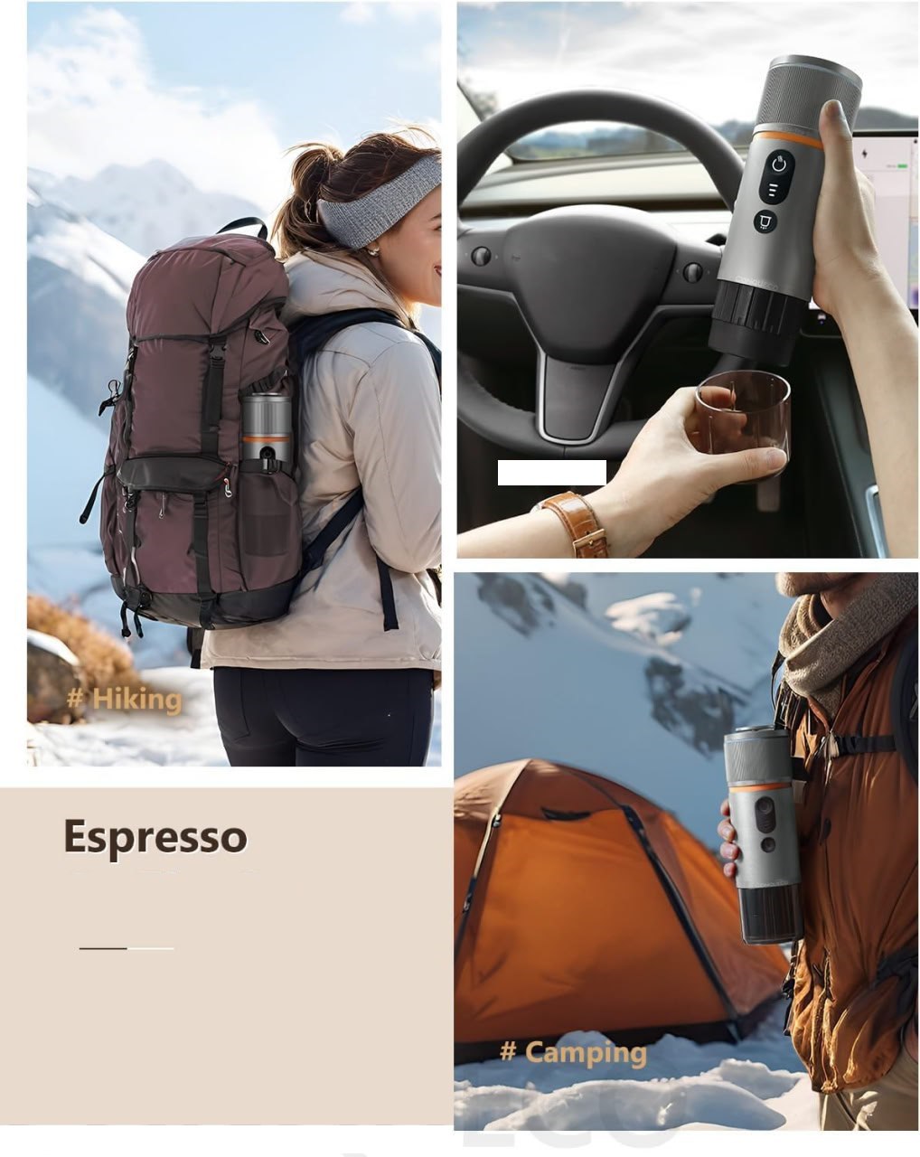 Przenośny ekspres do kawy espresso CONQUECO po zwrocie mini ekspres kapsułkowy - obrazek 8