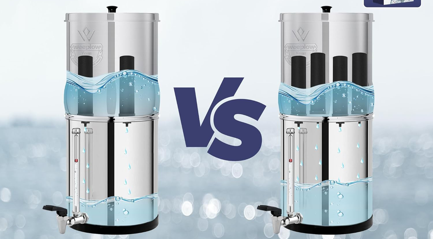 System filtracji wody Weeplow Venus AISI 304 5,6 l z 2 wkładami - obrazek 4