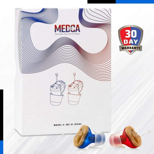 Aparaty Słuchowe MEDca Premium MZ-21 z Aktywną Redukcją Szumów - obrazek 4